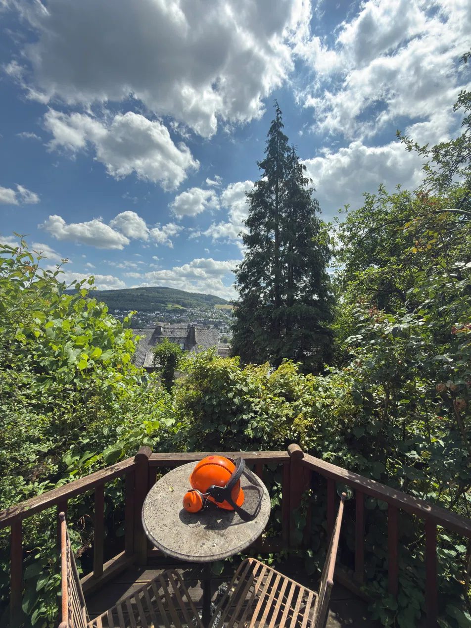 Ausblick bei einem Einsatz von Jung & Fleißig in Arnsberg